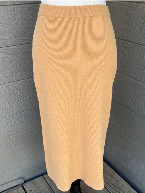 Roolee Dresses & Skirts - ROOLEE Dark Mustard Yellow Sweater Midi Skirt
